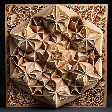 3D model sacred geometry (STL)